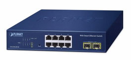 Planet Switch Web Smart 8 puertos Gigabit y 2 SFP