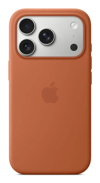 Apple iPhone 17 Pro Funda de Silicona con MagSafe Terracota - Carcasa Trasera Protectora Compatible con Carga Inalámbrica, Modelo MGFJ4ZM/A