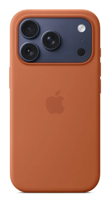 Apple iPhone 17 Pro Funda de Silicona con MagSafe Terracota - Carcasa Trasera Protectora Compatible con Carga Inalámbrica, Modelo MGFJ4ZM/A