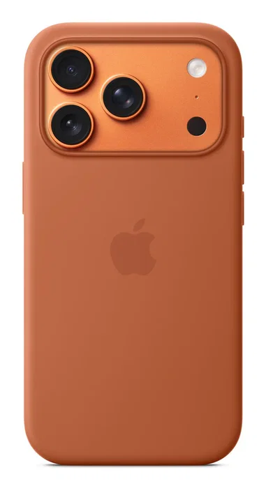 Apple iPhone 17 Pro Funda de Silicona con MagSafe Terracota - Carcasa Trasera Protectora Compatible con Carga Inalámbrica, Modelo MGFJ4ZM/A