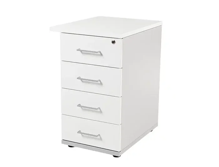 Rocada Cajonera Serie Store 4 Cajones Metálicos Cierre Centralizado Antivuelco 60x47x74 cm Gris/Blanco Rocada Cajonera Serie Store 4 Cajones Metálicos Cierre Centralizado Antivuelco 60x47x74 cm Gris/Blanco