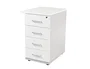 Rocada Cajonera Serie Store 4 Cajones Metálicos Cierre Centralizado Antivuelco 60x47x74 cm Gris/Blanco