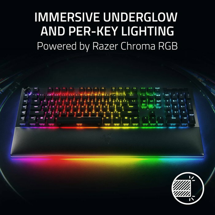 Razer BlackWidow V4 Pro con interruptores Razer Green, negro Razer BlackWidow V4 Pro con interruptores Razer Green, negro