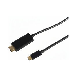 S-Impuls Cable Adaptador USB-C a HDMI 3m 4K 30Hz Negro