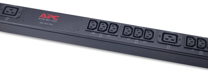 APC Rack PDU Basic Zero U, 230V/400V Trifásico, 11 kW, 42 Salidas (36 C13 & 6 C19), Unidad de Distribución de Potencia para Montaje en Rack APC Rack PDU Basic Zero U, 230V/400V Trifásico, 11 kW, 42 Salidas (36 C13 & 6 C19), Unidad de Distribución de Potencia para Montaje en Rack