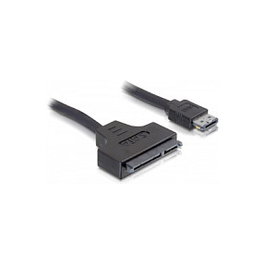 DeLOCK Cable eSATApd 12 V a SATA 22 Pin para HDD 2.5/3.5 de 0,5 m