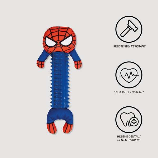 Cerdá Mordedor para Perro Spiderman TPR 11.0 x 30.0 x 9.0 cm Rojo