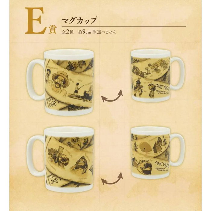 Ichiban Kuji IK64705 Set de Coleccionismo One Piece Road Figuras, Taza, Toalla y Más