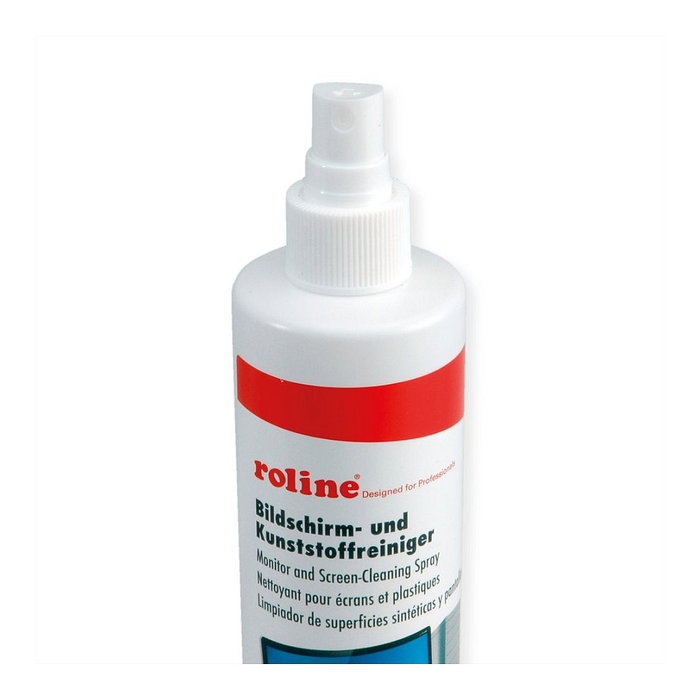 ROLINE 19044125 Espray para limpieza de pantallas de 250 ml