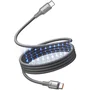 Vention Cable magnético USB 2.0 Tipo-C 5A Macho a Macho 240W 480Mbps 1.5m Titanio