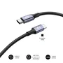 Subblim Cable Plus USB-C a USB-C 100W 1m Negro SUBCAB-C10001