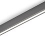 Emuca Kit de barra para armario Luxe, tira LED 4,5x8 Neonlynx V, sensor de movimiento RF Smart y convertidor Smart (24V DC), longitud 900mm, Luz blanca cálida 2.700K, Plástico y Aluminio, Titanio