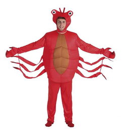 Creaciones Llopis Disfraz Adulto Cangrejo Rojo Talla L