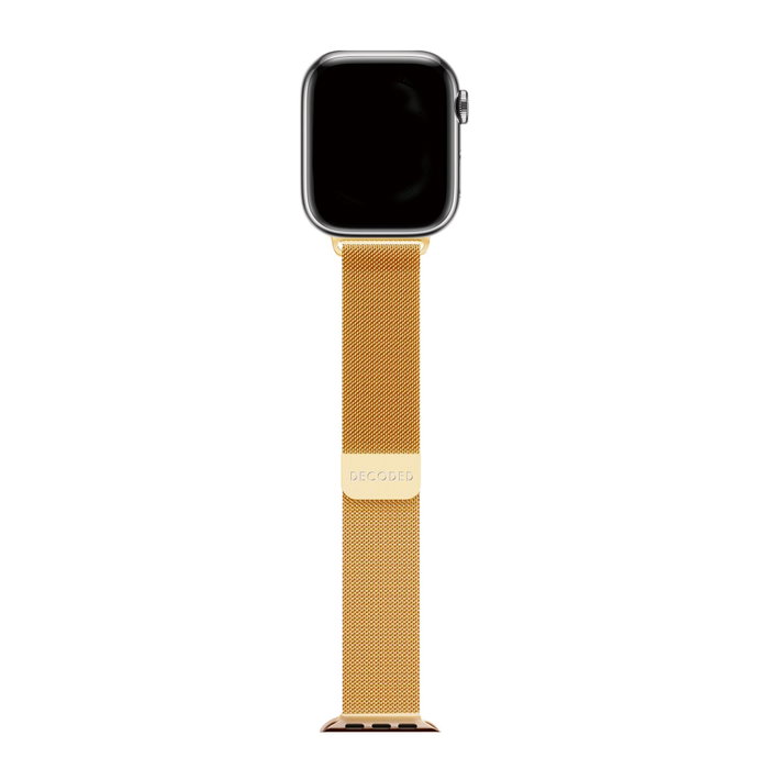 Decoded Milanaise Traction Strap para Apple Watch 38/40/41/42mm - Oro brillante Decoded Milanaise Traction Strap para Apple Watch 38/40/41/42mm - Oro brillante