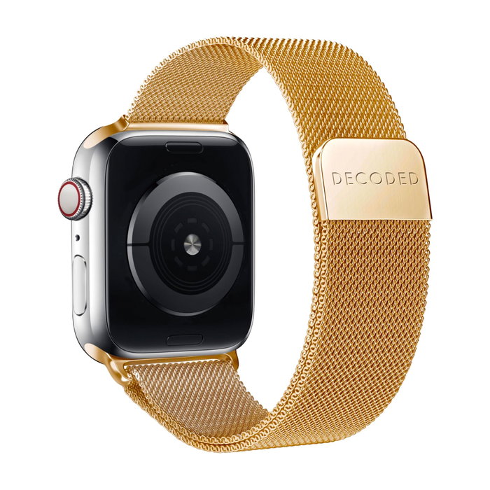 Decoded Milanaise Traction Strap para Apple Watch 38/40/41/42mm - Oro brillante Decoded Milanaise Traction Strap para Apple Watch 38/40/41/42mm - Oro brillante