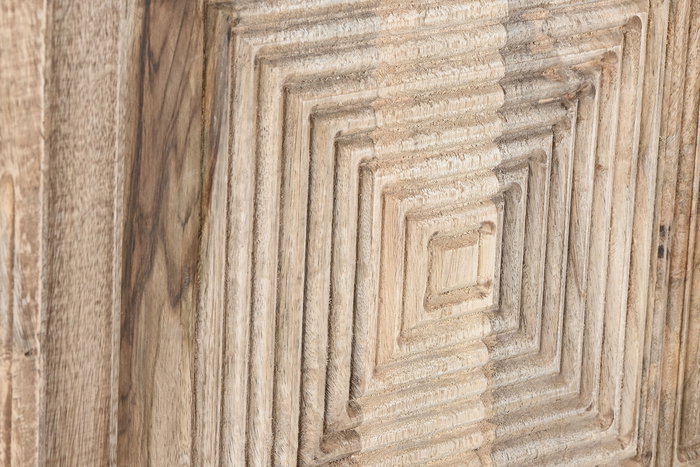 DKD Home Decor Mueble Bar Indio Natural 50 x 109 x 120 cm