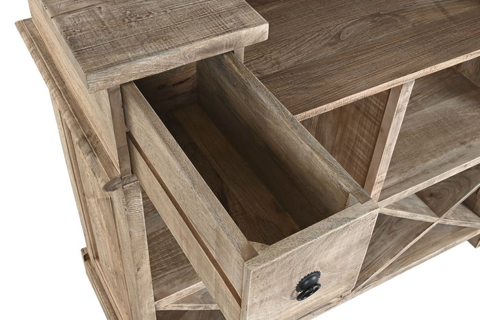DKD Home Decor Mueble Bar Indio Natural 50 x 109 x 120 cm