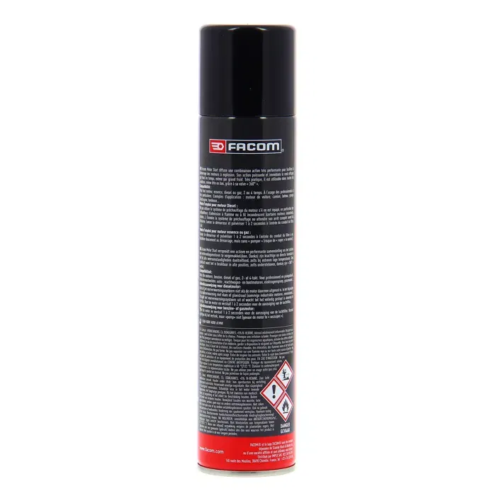 Facom Arranque del Motor 300 ml - Facilita el Arranque de Motores de Combustión - Aerosol 360° Facom Arranque del Motor 300 ml - Facilita el Arranque de Motores de Combustión - Aerosol 360°