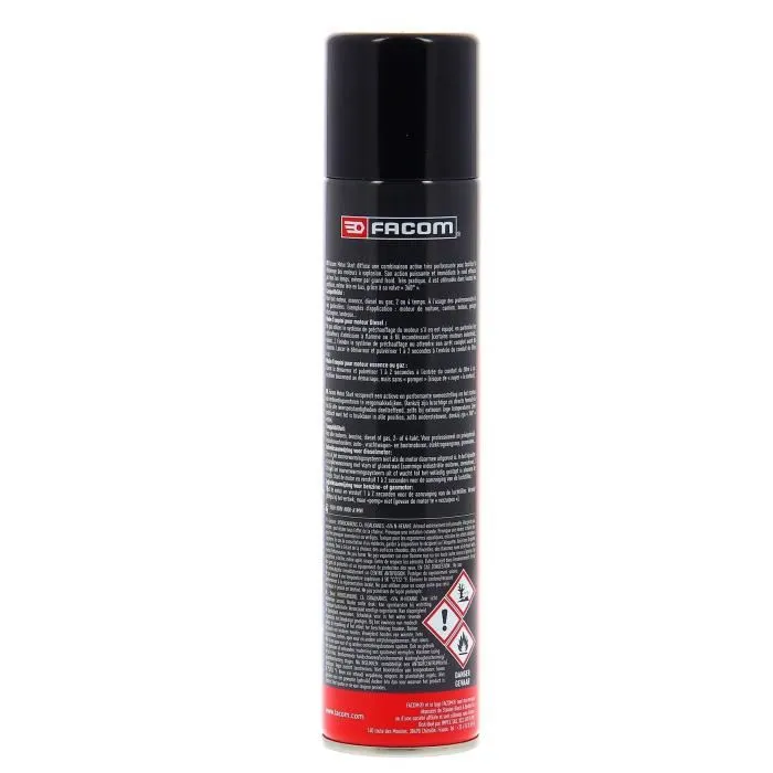 Facom Arranque del Motor 300 ml - Facilita el Arranque de Motores de Combustión - Aerosol 360° Facom Arranque del Motor 300 ml - Facilita el Arranque de Motores de Combustión - Aerosol 360°