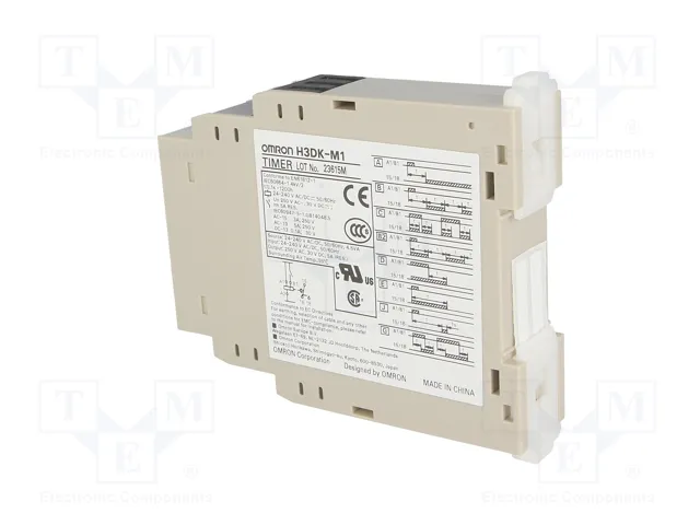 OMRON H3DK-M1 Relé de tiempo SPDT 250VAC/5A 24-240VAC/DC
