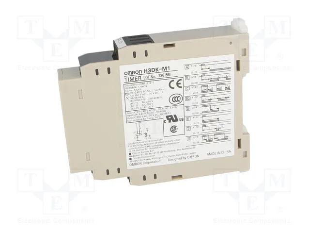 OMRON H3DK-M1 Relé de tiempo SPDT 250VAC/5A 24-240VAC/DC