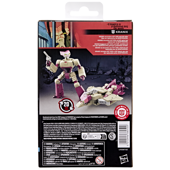 Hasbro Transformers Studio Series Kranix Deluxe Class 14 cm de Transformers: La película Hasbro Transformers Studio Series Kranix Deluxe Class 14 cm de Transformers: La película