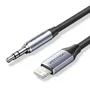 Vention Adaptador de Audio Lightning a Jack 3.5mm Gris 1m