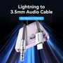Vention Adaptador de Audio Lightning a Jack 3.5mm Gris 1m