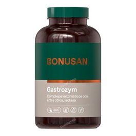 Bonusan Gastrozym 300 Cápsulas - Complejo Enzimático para la Digestión de Lactosa y Alimentos