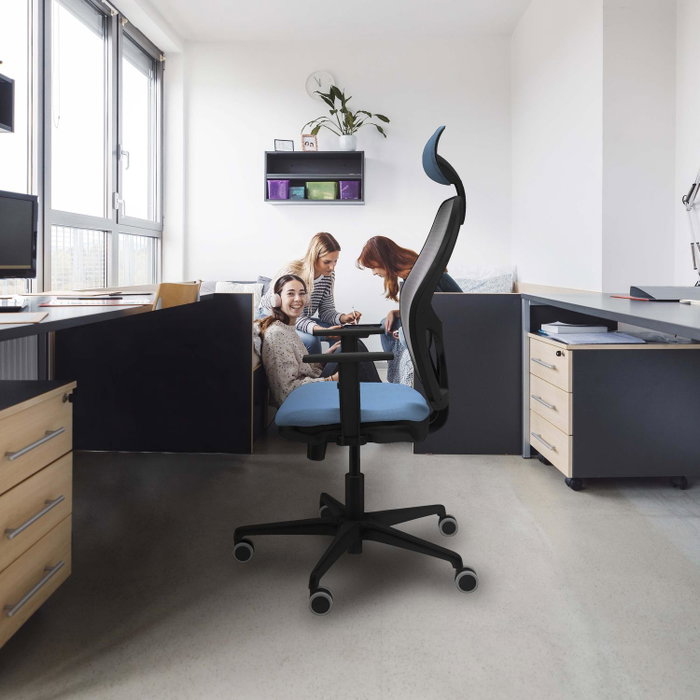 PIQUERAS Y CRESPO Silla de oficina Jorquera con mecanismo Sincro/Traslack Verde oliva PIQUERAS Y CRESPO Silla de oficina Jorquera con mecanismo Sincro/Traslack Verde oliva