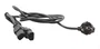 Kramer Cable de Alimentación CA C-AC/EU Negro TBUS 6 Pies (1.8m) Macho/Hembra Europa 220V CA