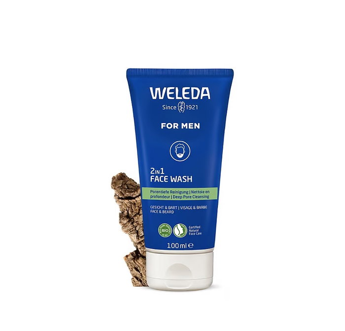 WELEDA Gel Limpiador Rostro-Barba 2 en 1 Hombre 100ml WELEDA Gel Limpiador Rostro-Barba 2 en 1 Hombre 100ml