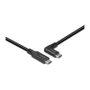 LINDY Cable USB 3.2 Gen 2 USB C de 0,5 m con conector angular