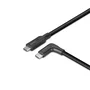 LINDY Cable USB 3.2 Gen 2 USB C de 0,5 m con conector angular