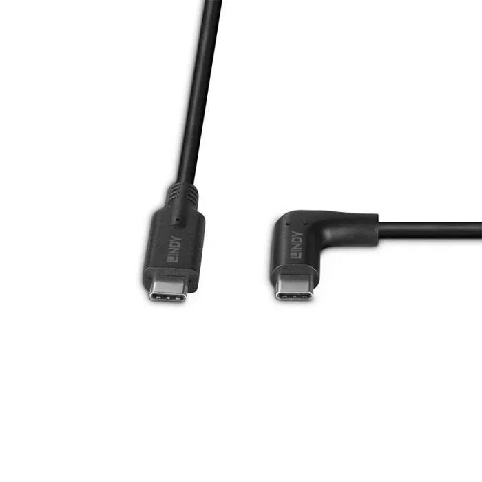 LINDY Cable USB 3.2 Gen 2 USB C de 0,5 m con conector angular