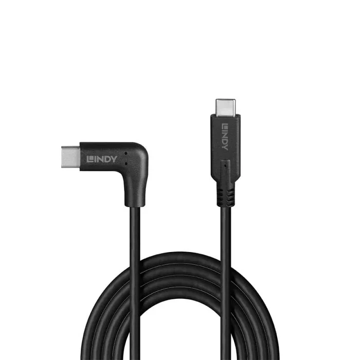 LINDY Cable USB 3.2 Gen 2 USB C de 0,5 m con conector angular