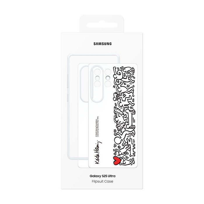 Samsung Funda flipsuit personalizable para Galaxy S25 Ultra Blanco