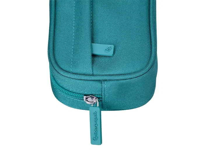 Liderpapel Estuche portatodo Classic ovalado Turquesa
