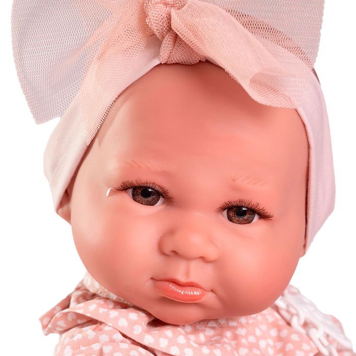 Muñeca Recién Nacida Antonio Juan Luca 50421 con Bolsito, Vinilo, 42 cm