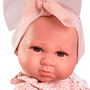 Muñeca Recién Nacida Antonio Juan Luca 50421 con Bolsito, Vinilo, 42 cm