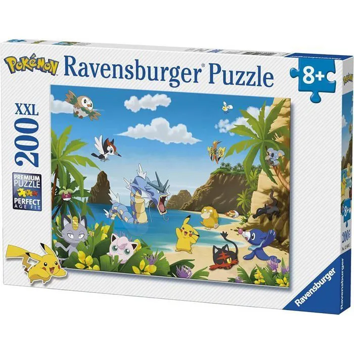Ravensburger POKEMON Puzzle ¡Atrápalos a todos! Rompecabezas de 200 piezas para niños a partir de 8 años