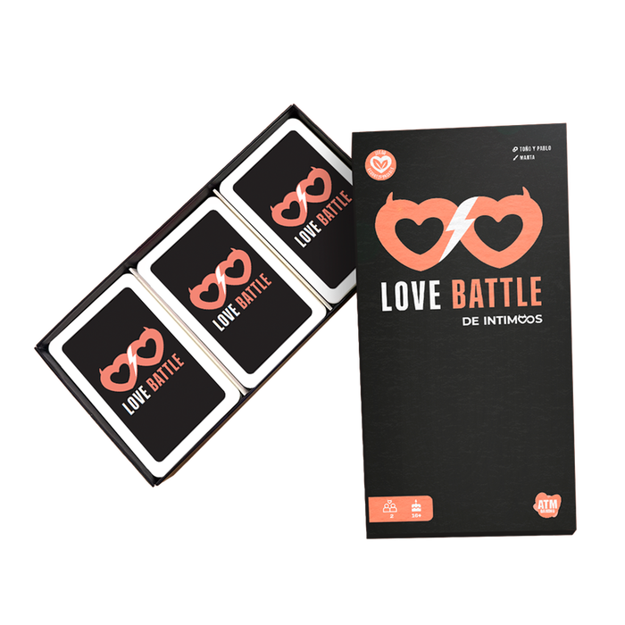 La Caja Love Battle - Juego de Mesa de Cartas para Parejas, Referencia LCIN02ES, 2 Jugadores, 16+, Duración Ajustable 15-45 Min, Idioma Español