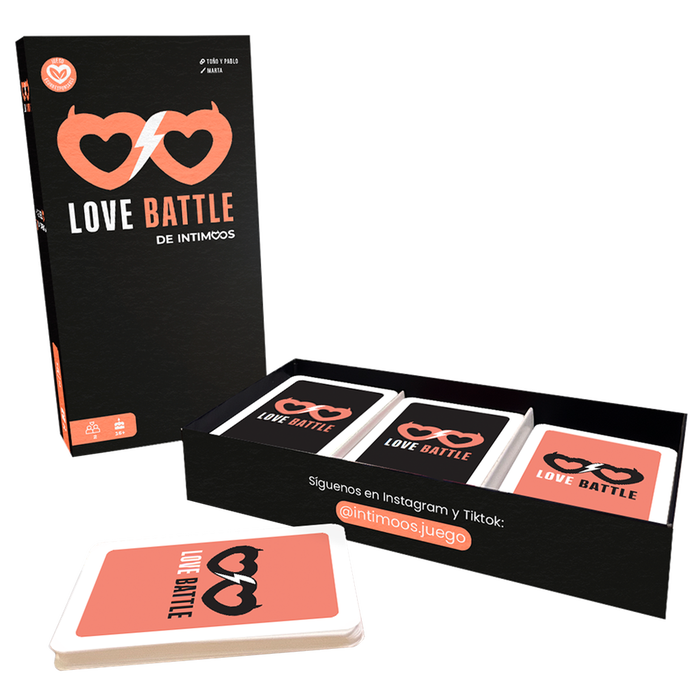 La Caja Love Battle - Juego de Mesa de Cartas para Parejas, Referencia LCIN02ES, 2 Jugadores, 16+, Duración Ajustable 15-45 Min, Idioma Español