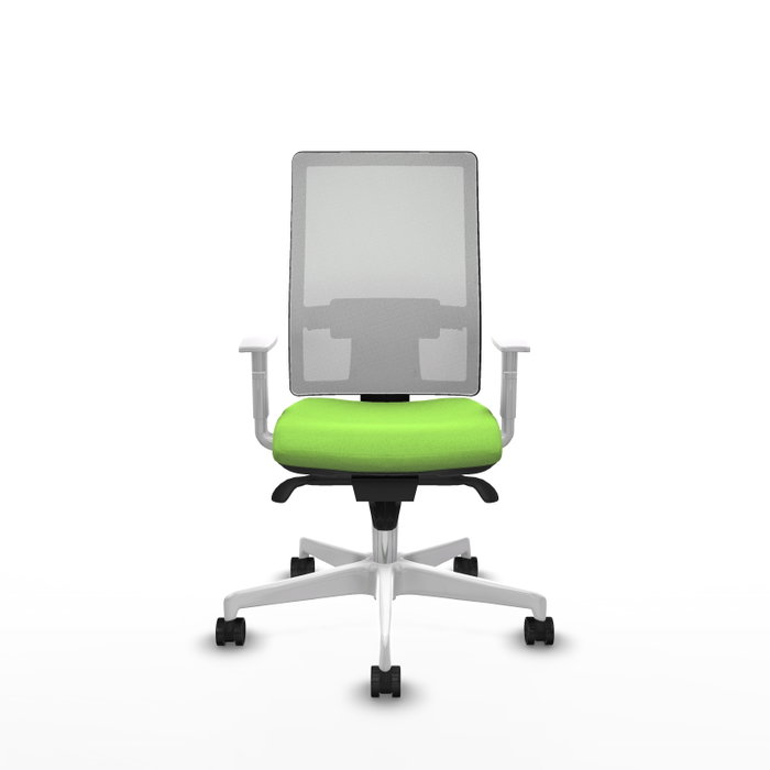 PIQUERAS Y CRESPO Silla de oficina Horna con mecanismo Sincro, Pistacho y Blanco PIQUERAS Y CRESPO Silla de oficina Horna con mecanismo Sincro, Pistacho y Blanco