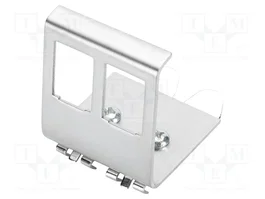DIGITUS Adaptador para carril DIN para 2 módulos Keystone AN-25185