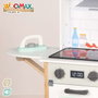Color Baby Cocina Electrónica de Madera con Lavadora y Planchador 81x30x97 cm - Juguete para Niños