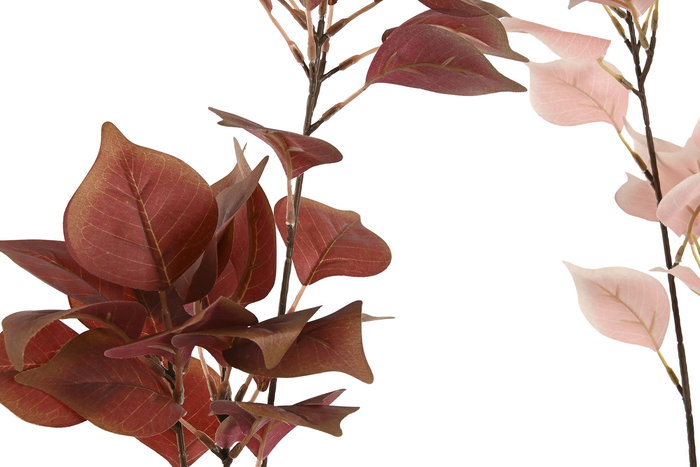 DKD Home Decor 12 Unidades Rama Granate Rosa 84 x 15 x 15 cm