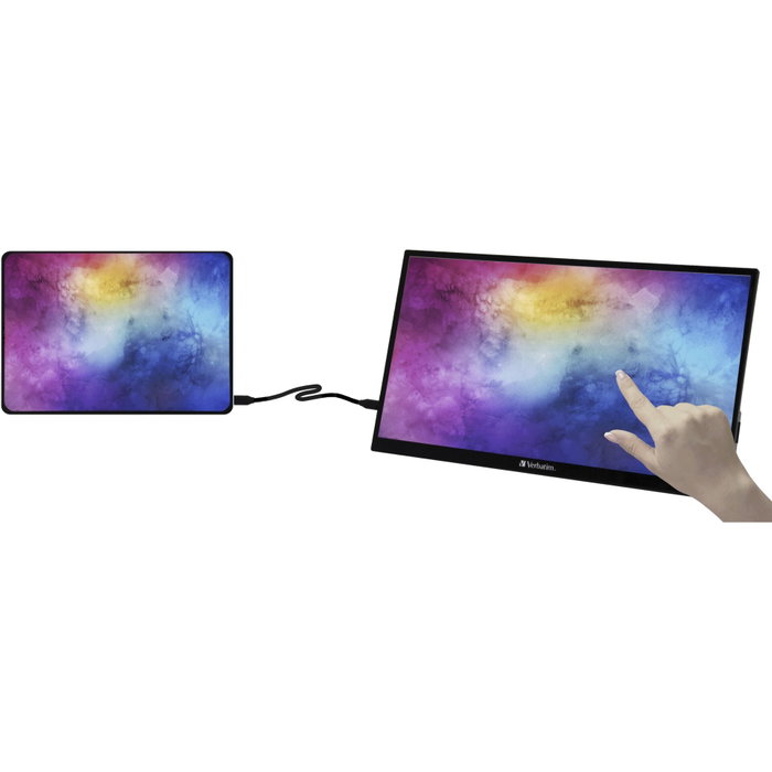 Verbatim PMT-15 Monitor Portátil Táctil 15,6 Pulgadas Full HD IPS