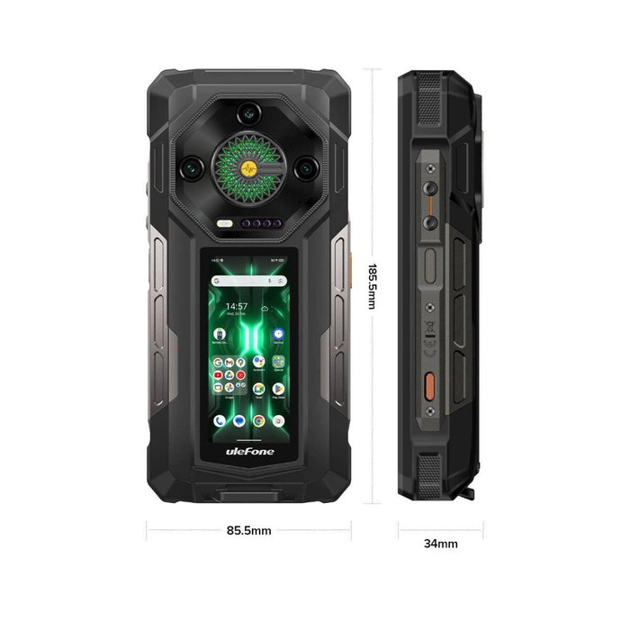 Smartphone Ulefone ARMOR 33 PRO 16 GB RAM 512 GB Negro