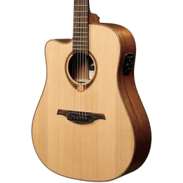 LAG Tramontane 118 Guitarra Acústica Electroacústica Dreadnought Cutaway A/E Natural (Zurdos)